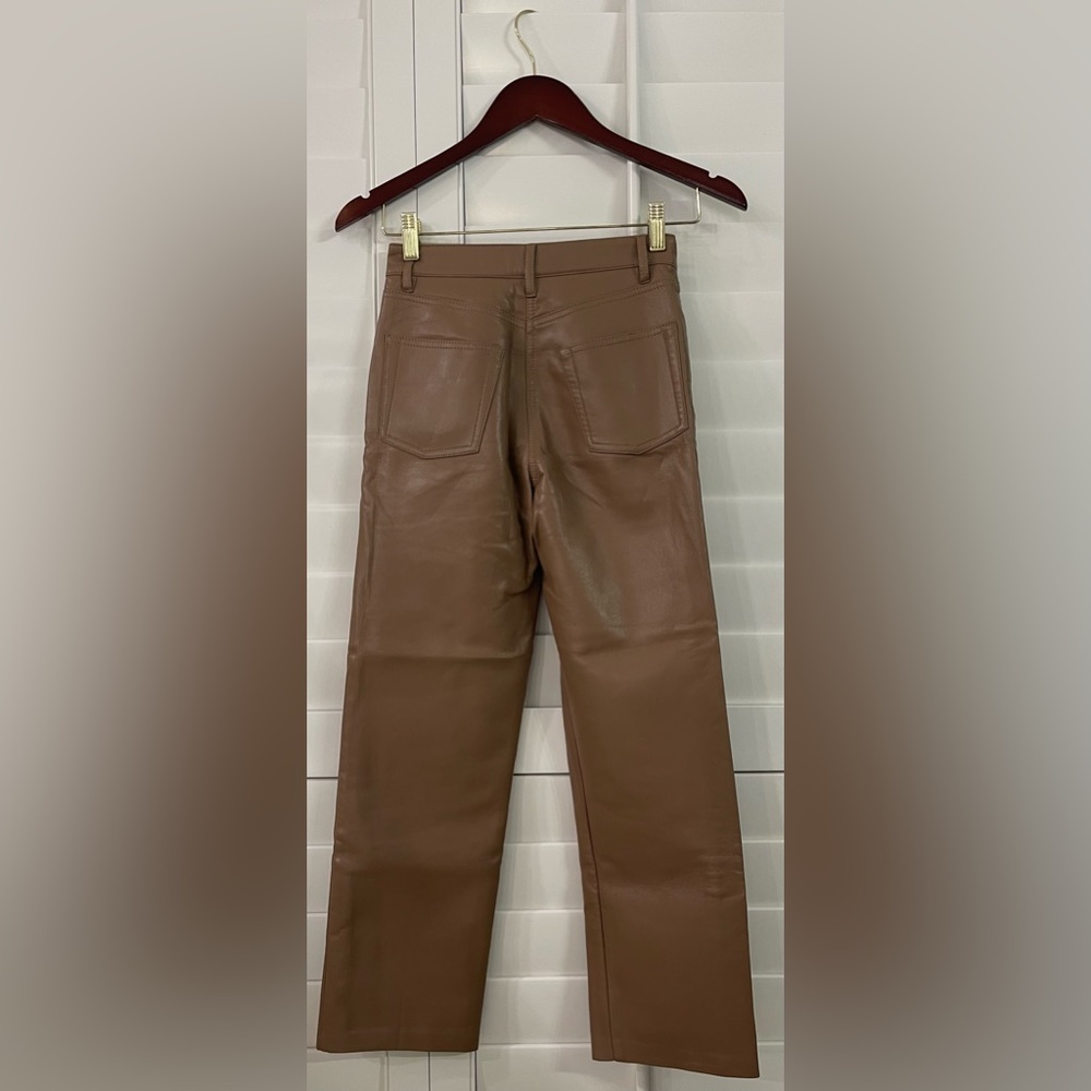 ARITZIA Wilfred Melina Faux Leather Pants - Picture 3 of 10